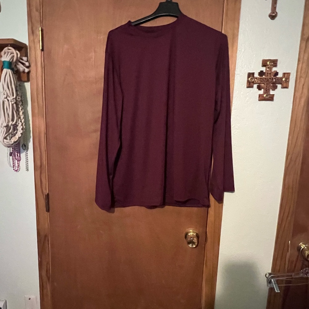Brown Long Sleeve Top